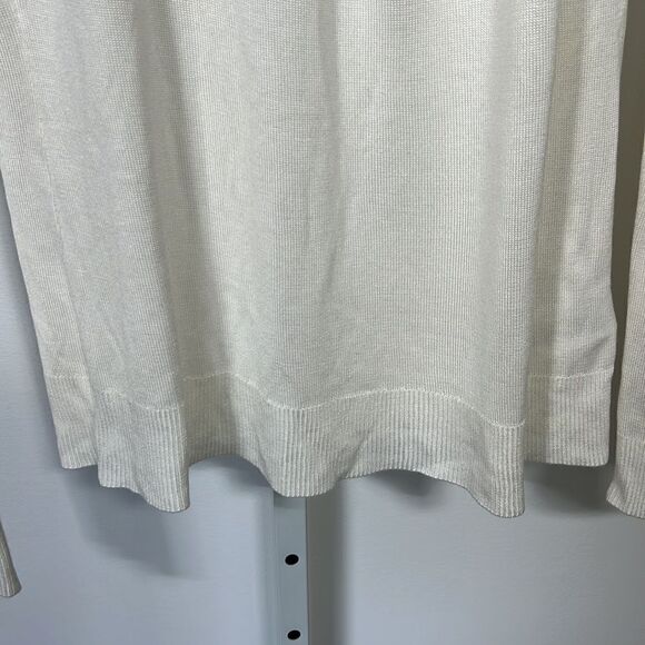 MICHAEL MICHAEL KORS Women’s Twist Neck Lightweight Sweater Cream Size Large - Picture 7 of 10